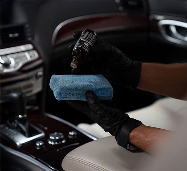 Interiør, skinnbehandling og bilsete bilpleie med ceramic_pro_textile og leather